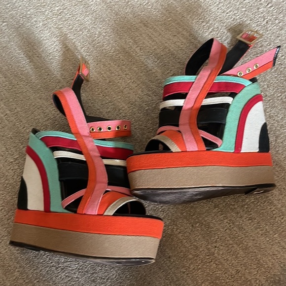 Colorful Pierre Hardy sandals! Size 38 - Picture 2 of 4